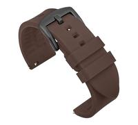 MFXFKOKGAX Bracelet De Montre For Silicone For Rolex Water Ghost, Compatible For Omega, Sport Étanche 21 Mm, 22, 24, Accessoires For Hommes(Brown-black buckle,20mm)