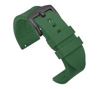 MFXFKOKGAX Bracelet De Montre For Silicone For Rolex Water Ghost, Compatible For Omega, Sport Étanche 21 Mm, 22, 24, Accessoires For Hommes(Green-black buckle,20mm)