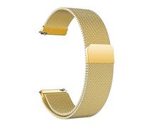 MFXFKOKGAX Bracelet De Montre Magnétique For Acier Inoxydable For Tête Plate For Milanais 14 Mm, 16, 18, 20, 22(Gold,18mm)