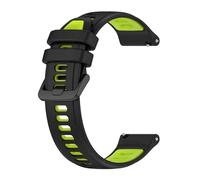 MFXFKOKGAX Bracelet For Silicone For Montre Connectée For Suunto Vertical 9 5 Peak DLC/Pro 3, Accessoire De Sport Respirant(Black Green,20mm)