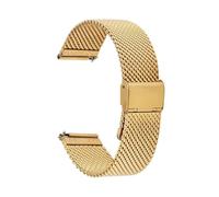 MFXFKOKGAX Bracelet Milanais For Maille Épaisse 18 Mm, 20, 22, 24, For Acier Inoxydable, Épaisseur 3, Compatible For Les Bracelets For DW For Dégagement Rapide(Gold,22mm)