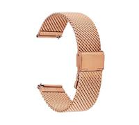 MFXFKOKGAX Bracelet Milanais For Maille Épaisse 18 Mm, 20, 22, 24, For Acier Inoxydable, Épaisseur 3, Compatible For Les Bracelets For DW For Dégagement Rapide(RoseGold,20mm)