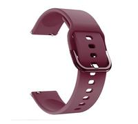 MFXFKOKGAX Bracelet Sport For Silicone 22 Mm For Montre Connectée For Xiaomi Haylou Solar LS05, Accessoire De Mode(Red wine)