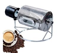 MFYDPP Torréfacteur De Grains De Café, Torréfacteur à Tambour, avec Fenêtre Visible Et Plateau en Acier Inoxydable, pour Céréales, Grains, Cacahuètes, Noix