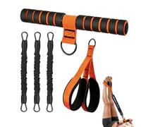 MFYOUPK Bandes de Résistance avec Poignées | Set Multifonction 3 Tubes réglables 13,6 kg,Bande d'Étirement à Tension Manuelle | Fitness Maison renforcement Bras Jambes Abdos fessiers