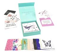 MFYOUPK Cartes d'affirmations positives,Cartes d'affirmation quotidiennes pour femmes | Articles de soulagement du stress de méditation - Affirmations positives inspirantes Méditation de pleine