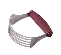 MFYOUPK Coupe-Pâte En Acier Inoxydable - Mélangeur Sécuritaire Et Ergonomique,Outil De Cuisine Pour La Coupe De Pâtisserie - pour les Biscuits les Gâteaux les Fruits les Légumes les Viandes les Noix