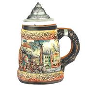 MFYOUPK Déguisement Chope À Bière - Déguisements Adulte Halloween Bocal De Bière,Tenue Transpirable Design Amusant Pour Fêtes Cosplay Oktoberfest Femmes Hommes
