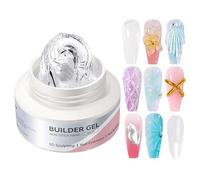 MFYOUPK Gel de Modelage pour Ongles | Gel Solide Pour Extensions D'ongles 6cl,Créateur de Design Manucure Non Collant 3D pour Modelage Main Création Sculpture