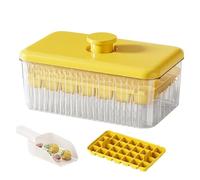 MFYOUPK Ice Trays For Freezer - Moule À Glaçons Couvert Pour Congélateur | Accessoires Pour Boissons Glacées Vin Whisky Cocktail | Pour Étudiants Barmen Hôtes Et Bureau