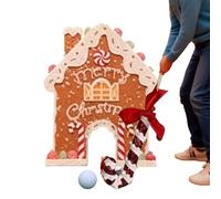 MFYOUPK Jeu De Golf | But Maison en D'Épice,Parcours De Mini-Golf De Noël | pour L'Amusement Les Rires Les Fêtes Les Vacances Les Rassemblements Et Les Décorations De Pièce