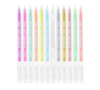 MFYOUPK Marqueur à ongles | 12 couleurs professionnel Aide au design d'ongles - Séchage rapide - Pour fête, école, petite amie, épouse, amie, sœur, fille