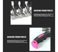 MFYOUPK Marteau d'électricien - Porte-magnétique en acier forgé à double griffes incurvées | Marteau d'avec poignée en caoutchouc antidérapant pour le camping en plein air, le bricolage du bois, la