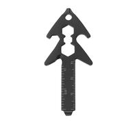 MFYOUPK Multifonction Léger - Tournevis Règle Clé 8 en 1 pour Extérieur - Équipement Portable Accessible pour Randonnée Camping Pêche Sac à Dos