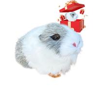 MFYOUPK Peluche Hamster,Réaliste Mignon Doux À Câliner | Jouets Animaux Drôles À Câliner | pour Compagnon Confort Amateurs d'animaux Collectionneurs Maison Bureau Dortoir Chambre
