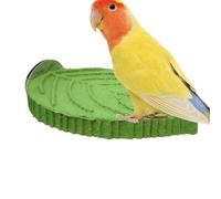 MFYOUPK Perchoir de Cage à Oiseaux en résine | Aire de Jeu en résine avec Design végétal - Perchoirs pour perruches,pour Perruche Conure canari Soin des Griffes meulage du Bec Recherche de Nourriture