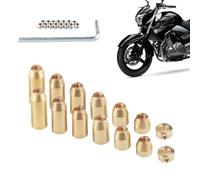 MFYOUPK Poids d'Équilibrage des Rayons de Roue Moto - Outil De Recharge Réutilisable pour Rayons De Moto - Kit De Poids D Équilibrage pour Roues - pour Garage Atelier Extérieur Randonnée Route Trajet