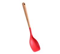 MFYOUPK Spatule en Silicone pour la Cuisine | Ustensile En Silicone Souple | Spatule De Cuisson À Manche En Bois,Pour La Cuisine La Pâtisserie Le Mélange La Friture Les Légumes La Viande Et La