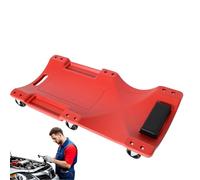 MFYOUPK Tabouret de Mécanique à Roulettes,Rampe de Levage Auto - Chariot Épais Insonorisé 91 cm avec Roues Antidérapant pour Rotation des Pneus et Vidange en Garage Automobile