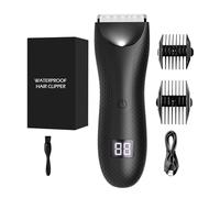 MFYOUPK Tondeuse Pour Les Poils Du Corps,Appareil Électrique Avec Lumières LED - Tondeuse Pour Zone Bikini Étanche,Pour Hommes Et Femmes Routine Matinale Pré-Entraînement Voyage Vacances Fitness