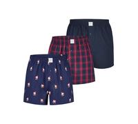 MG-1 Boxers 'Christmas' bleu marine / rouge / blanc, Taille XL