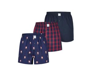 MG-1 Boxers 'Christmas' bleu marine / rouge / blanc, Taille XXL