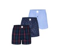 MG-1 Boxers 'Christmas' marine / bleu clair / rouge foncé, Taille XL