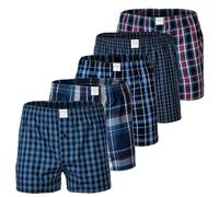 MG-1 Boxers marine / bleu fumé / bleu cobalt / grenadine / blanc, Taille M