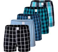 MG-1 Boxers MG-43-622-00 Taille M Pack de 5 Caleçons Hommes Coton