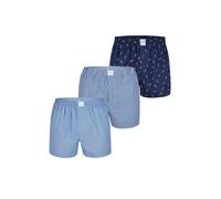 MG-1 Boxers ' Sugar Cane ' bleu clair / bleu foncé, Taille XXL