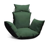 MG Design Coussin pour Fauteuil Oeuf Suspendu - en Tissu Durable, avec Rembourrage Doux, avec Appui-tête et ficelles pour Attacher - Coussin pour balancelle de Jardin, Chaise Suspendue