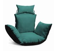 MG Design Coussin pour Fauteuil Oeuf Suspendu - en Tissu Durable, avec Rembourrage Doux, avec Appui-tête et ficelles pour Attacher - Coussin pour balancelle de Jardin, Chaise Suspendue
