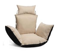 MG Design Coussin pour Fauteuil Oeuf Suspendu - en Tissu Durable, avec Rembourrage Doux, avec Appui-tête et ficelles pour Attacher - Coussin pour balancelle de Jardin, Chaise Suspendue