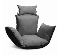 MG Design Coussin pour Fauteuil Oeuf Suspendu - en Tissu Durable, avec Rembourrage Doux, avec Appui-tête et ficelles pour Attacher - Coussin pour balancelle de Jardin, Chaise Suspendue