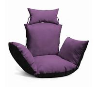MG Design Coussin pour Fauteuil Oeuf Suspendu - en Tissu Durable, avec Rembourrage Doux, avec Appui-tête et ficelles pour Attacher - Coussin pour balancelle de Jardin, Chaise Suspendue