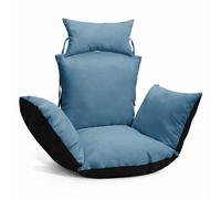 MG Design Coussin pour Fauteuil Oeuf Suspendu - en Tissu Durable, avec Rembourrage Doux, avec Appui-tête et ficelles pour Attacher - Coussin pour balancelle de Jardin, Chaise Suspendue