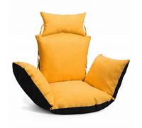 MG Design Coussin pour Fauteuil Oeuf Suspendu - en Tissu Durable, avec Rembourrage Doux, avec Appui-tête et ficelles pour Attacher - Coussin pour balancelle de Jardin, Chaise Suspendue