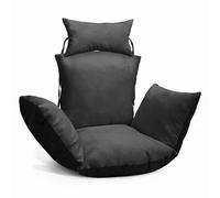 MG Design Coussin pour Fauteuil Oeuf Suspendu - en Tissu Durable, avec Rembourrage Doux, avec Appui-tête et ficelles pour Attacher - Coussin pour balancelle de Jardin, Chaise Suspendue