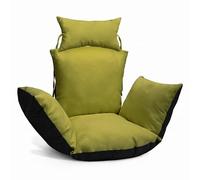 MG Design Coussin pour Fauteuil Oeuf Suspendu - en Tissu Durable, avec Rembourrage Doux, avec Appui-tête et ficelles pour Attacher - Coussin pour balancelle de Jardin, Chaise Suspendue