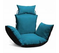 MG Design Coussin pour Fauteuil Oeuf Suspendu - en Tissu Durable, avec Rembourrage Doux, avec Appui-tête et ficelles pour Attacher - Coussin pour balancelle de Jardin, Chaise Suspendue