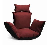 MG Design Coussin pour Fauteuil Oeuf Suspendu - en Tissu Durable, avec Rembourrage Doux, avec Appui-tête et ficelles pour Attacher - Coussin pour balancelle de Jardin, Chaise Suspendue