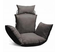 MG Design Coussin pour Fauteuil Oeuf Suspendu - en Tissu Durable, avec Rembourrage Doux, avec Appui-tête et ficelles pour Attacher - Coussin pour balancelle de Jardin, Chaise Suspendue