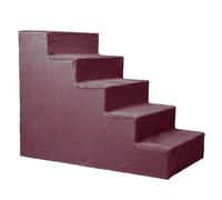 Mg Design Escalier pour Chien 5 marches Violet - Structure en Bois Stable, marches Douces - léger et Mobile, pour canapé et lit