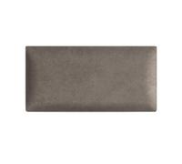 MG Design Panneau de rembourrage 30 x 60 cm - Marron - Coussin mural 3D pour tête de lit et décoration murale - Sans perçage - Réduction du bruit - Finement structuré - Facile d'entretien et résistant
