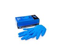 Park Tool Gants d'atelier en nitrile MG-3 – Bleu – Taille S – Boîte 100 unités