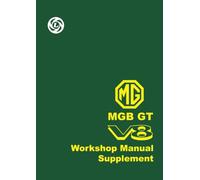 MG MGB GT V8 Workshop Manual - Supplement: Owners Manual