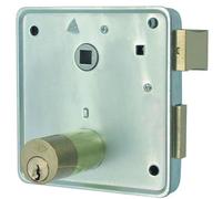 Mg Portoncino 13720-20 436 Serrure Cylindre Fixe Long Gauche pour Grille 8-60 mm