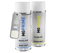 MG PRIME Bombe de peinture pour Jaguar NER / 2135 Fuji White + vernis | Peinture voiture, Kit peinture de base + vernis, bombes aérosols 400ml