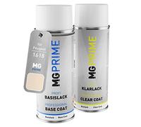 MG PRIME Bombe de peinture pour Peugeot 1618 Beige Antilope + vernis