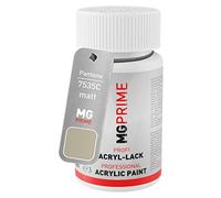 MG PRIME Pantone 7535C Gris Beige mat stylo retouche 50ml à séchage rapide